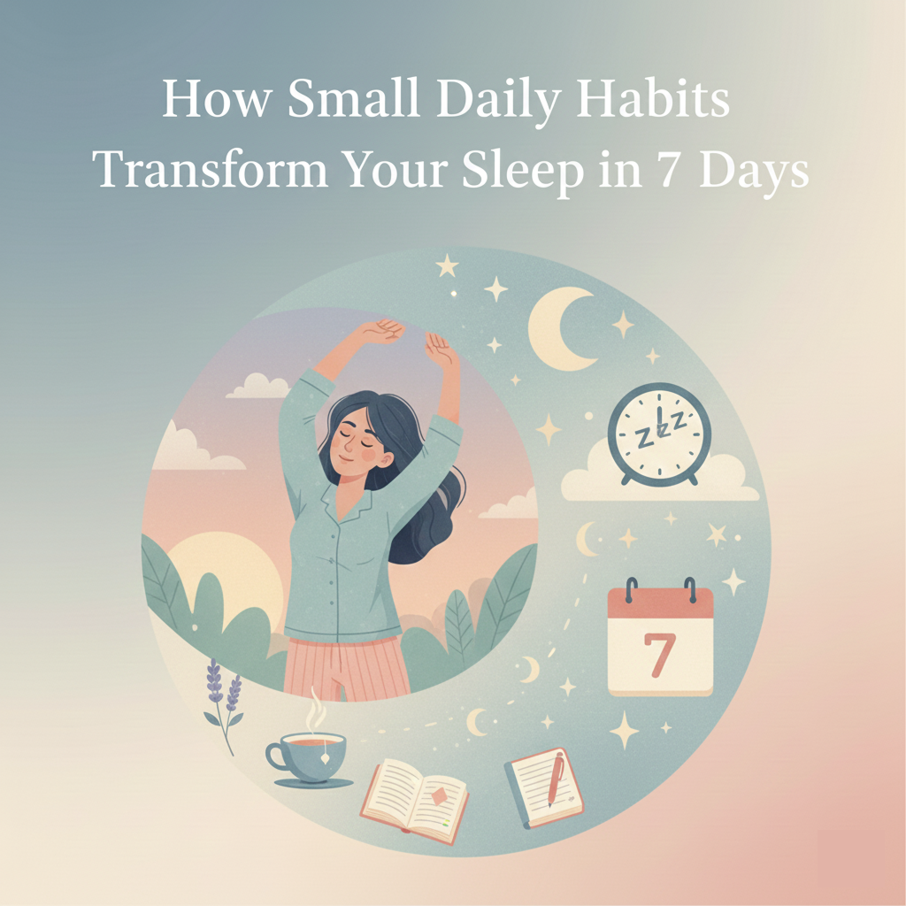 How Small Daily Habits Transform Your Sleep in 7 Days